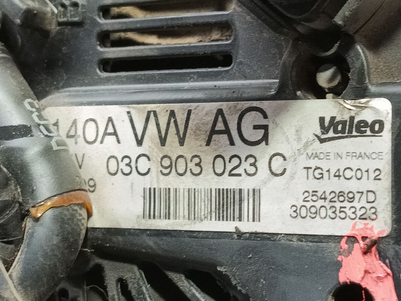 Recambio de alternador para seat altea (5p1) 1.4 tsi referencia OEM IAM   