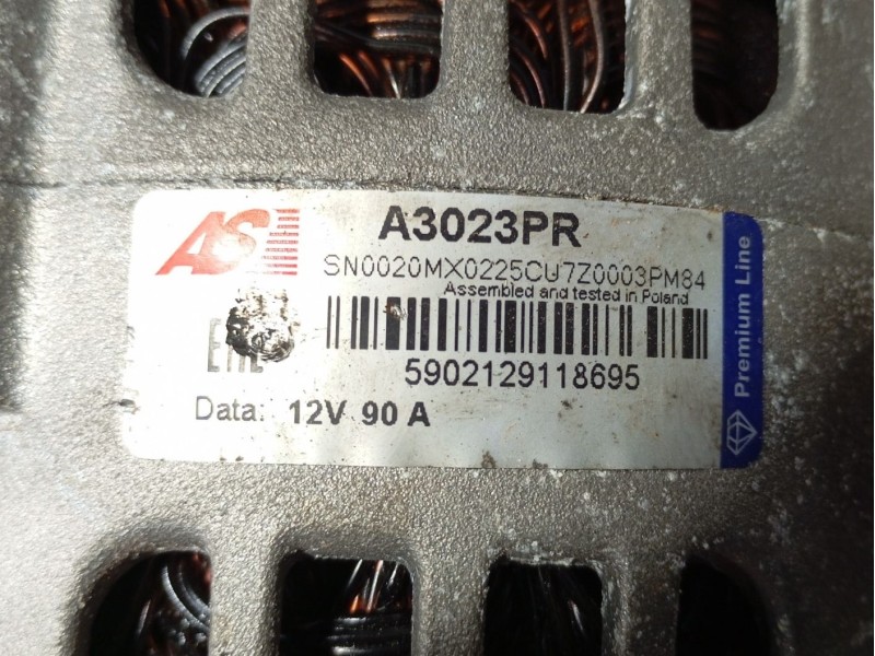 Recambio de alternador para fiat ducato furgoneta (244_) 2.0 jtd referencia OEM IAM   