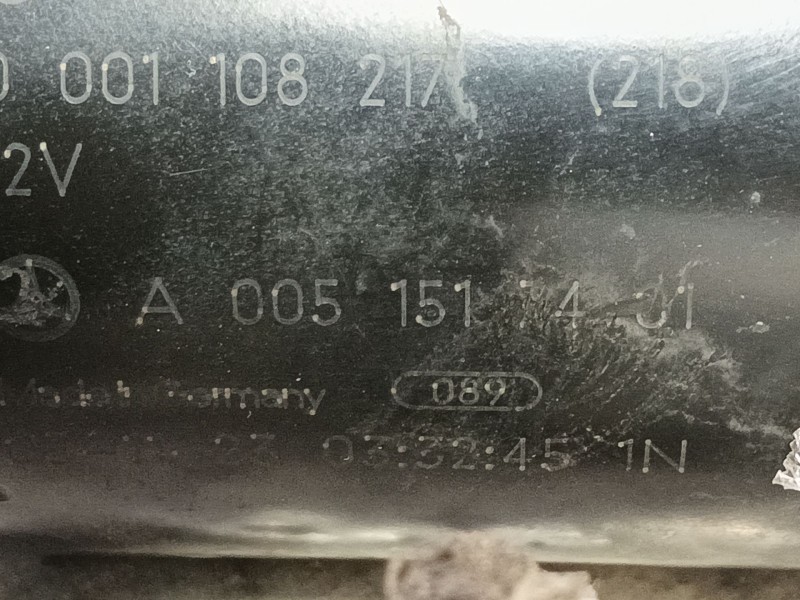 Recambio de motor arranque para mercedes-benz clase b sports tourer (w245) b 180 cdi (245.207) referencia OEM IAM   