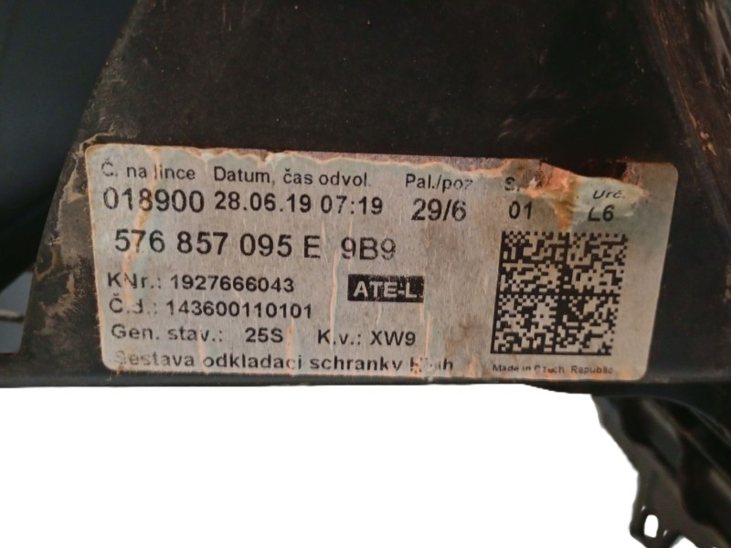 Recambio de guantera para seat ateca (kh7, khp) 1.5 tsi referencia OEM IAM 576857095E9B9  