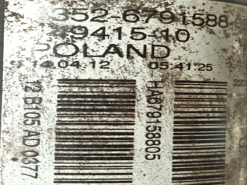 Recambio de amortiguador trasero izquierdo para bmw 3 (f30, f80) 320 d referencia OEM IAM 33526874372  