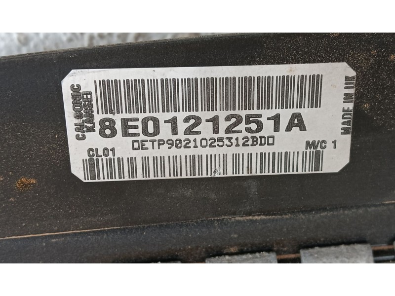 Recambio de radiador agua para seat exeo st (3r5) 2.0 tdi referencia OEM IAM  8E0121251A 