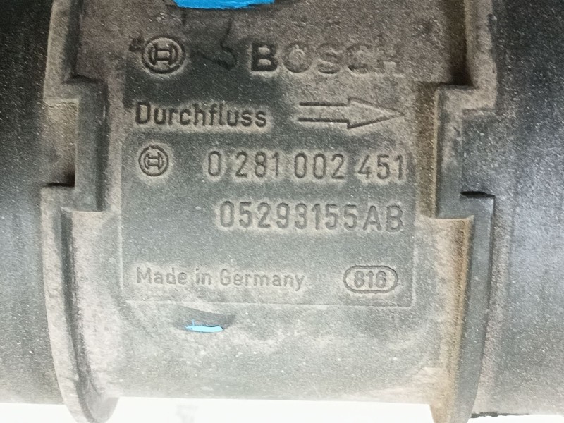 Recambio de caudalimetro para chrysler voyager iv (rg, rs) 2.5 crd referencia OEM IAM   