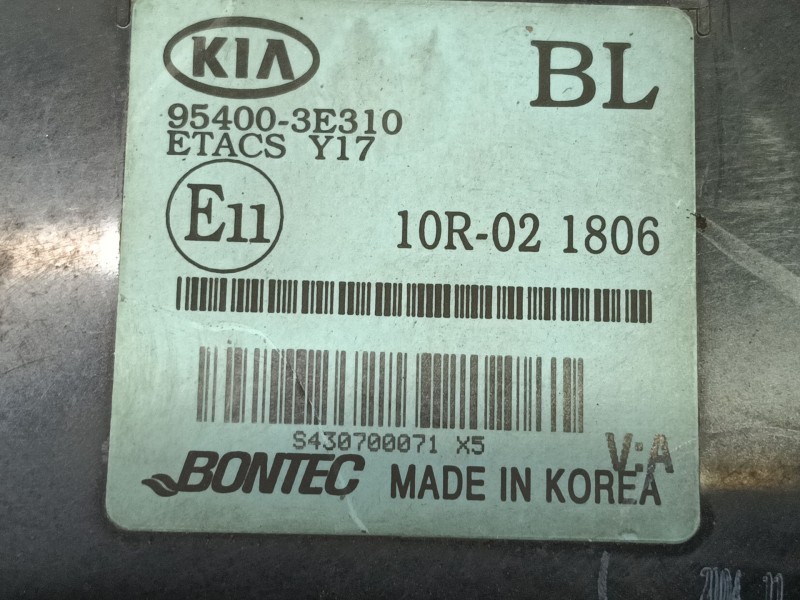 Recambio de modulo electronico para kia sorento i (jc) 2.5 crdi referencia OEM IAM   