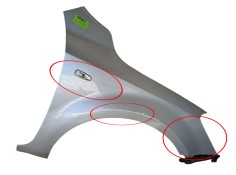 Recambio de aleta delantera derecha para kia cee´d sw (ed) 1.6 referencia OEM IAM   