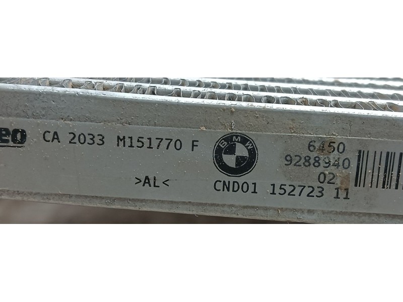 Recambio de condensador / radiador aire acondicionado para bmw 1 (f20) 116 d referencia OEM IAM  15272311 