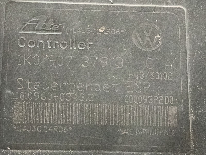 Recambio de abs para audi a3 (8p1) 2.0 tdi 16v referencia OEM IAM 1K0614517HBEF  