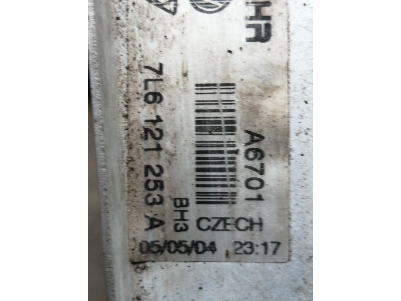 Recambio de radiador agua para volkswagen touareg (7la) tdi v10 referencia OEM IAM 7L6121253A  
