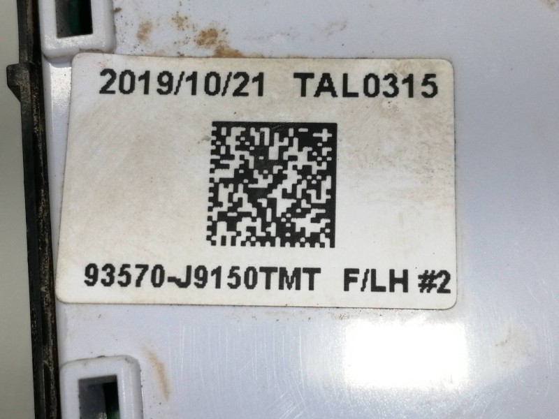 Recambio de mando elevalunas delantero izquierdo para hyundai kona sle 2wd referencia OEM IAM 3K54911200  