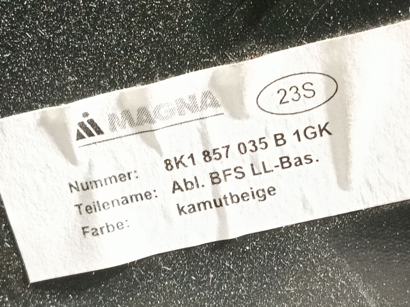 Recambio de guantera para audi a4 b8 (8k2) 2.0 tfsi referencia OEM IAM   