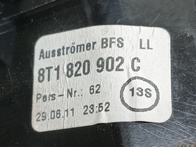 Recambio de rejilla aireadora para audi a4 b8 (8k2) 2.0 tfsi referencia OEM IAM   