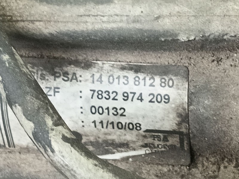 Recambio de cremallera direccion para peugeot expert kasten furgón l1h1 referencia OEM IAM 1663663880 1401381280 