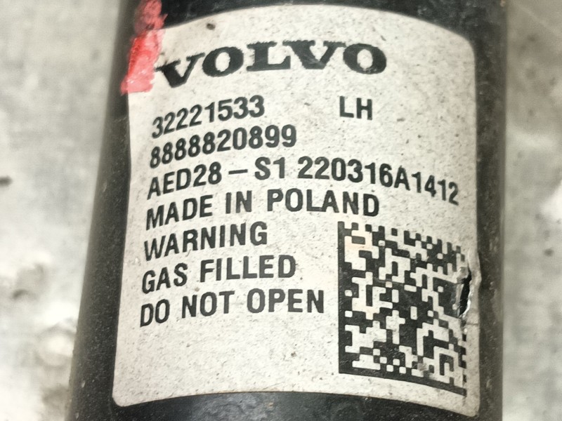 Recambio de amortiguador trasero izquierdo para volvo xc40 (536) t3 referencia OEM IAM   