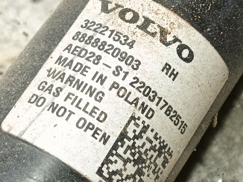 Recambio de amortiguador trasero derecho para volvo xc40 (536) t3 referencia OEM IAM   