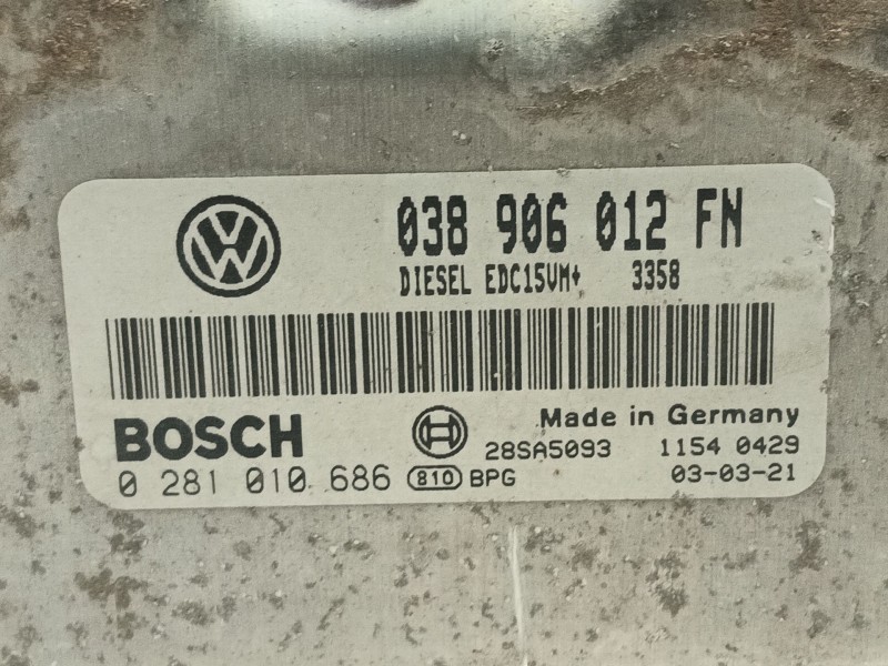 Recambio de centralita motor uce para seat leon (1m1) 1.9 tdi referencia OEM IAM 038906012FN  