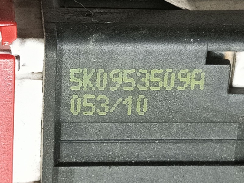 Recambio de warning para volkswagen golf vi (5k1) 1.6 tdi referencia OEM IAM 5K0953509A  