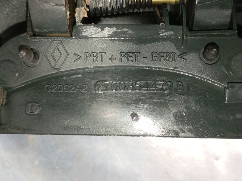 Recambio de maneta exterior delantera derecha para renault kangoo (f/kc0) alize referencia OEM IAM 8200107368  