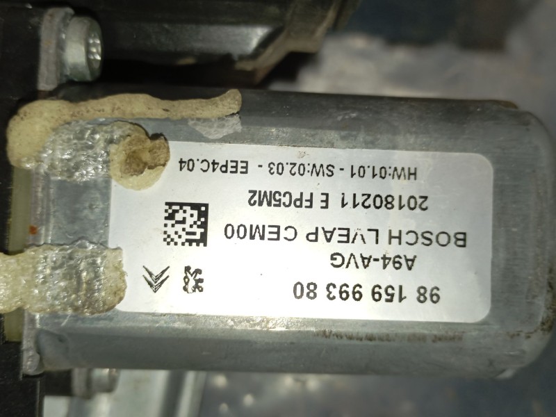 Recambio de elevalunas delantero izquierdo para peugeot 2008 (--.2013) style referencia OEM IAM 9816402180  