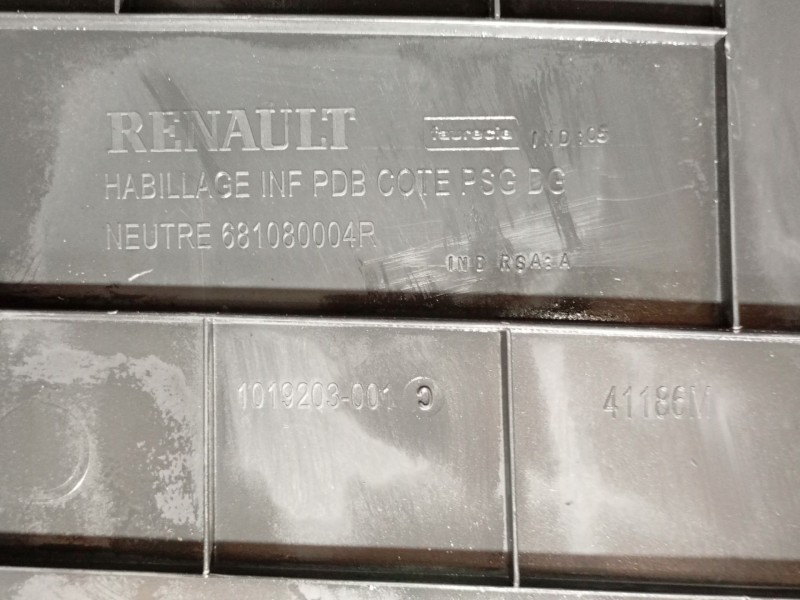 Recambio de guantera para renault scénic iii (jz0/1_) 1.5 dci (jz02, jz0r) referencia OEM IAM 0  