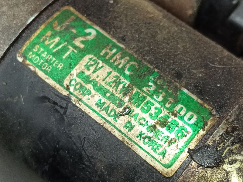 Recambio de motor arranque para hyundai coupe i (rd) 2.0 16v referencia OEM IAM 3610023100  