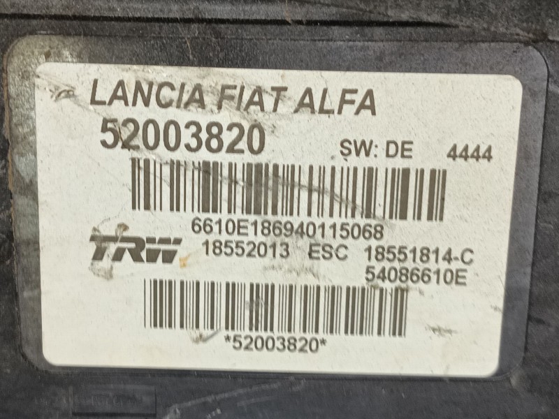 Recambio de abs para fiat 500l (351_, 352_) 1.6 d multijet (199lyd1b) referencia OEM IAM 6000628242  