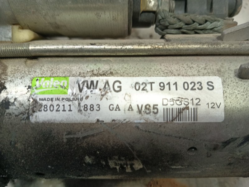 Recambio de motor arranque para seat ibiza iv (6j5, 6p1) 1.4 referencia OEM IAM 02T911023R  