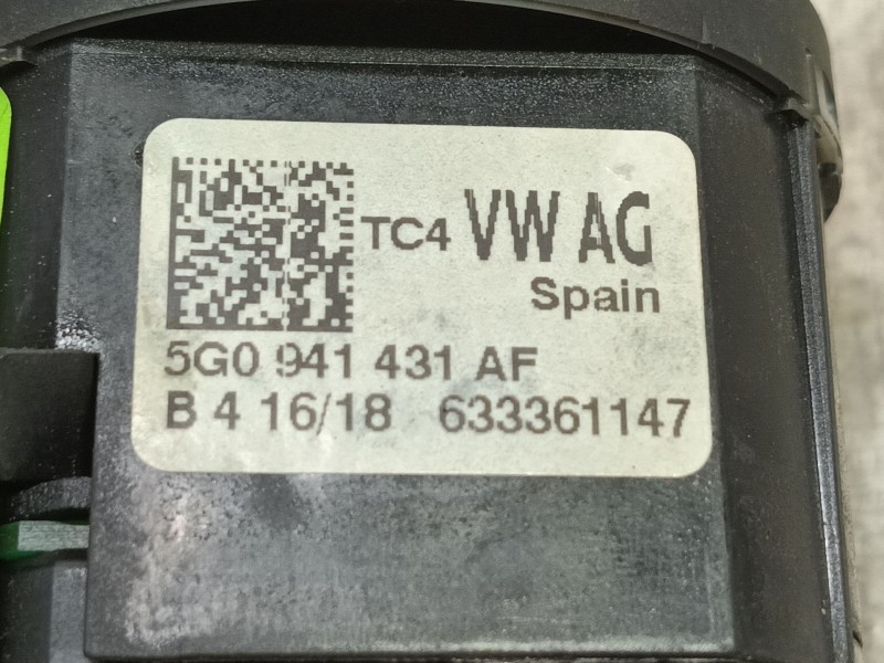 Recambio de mando luces para seat leon (5f1) 1.4 tsi referencia OEM IAM 5G0941431AFWZU 633361147 