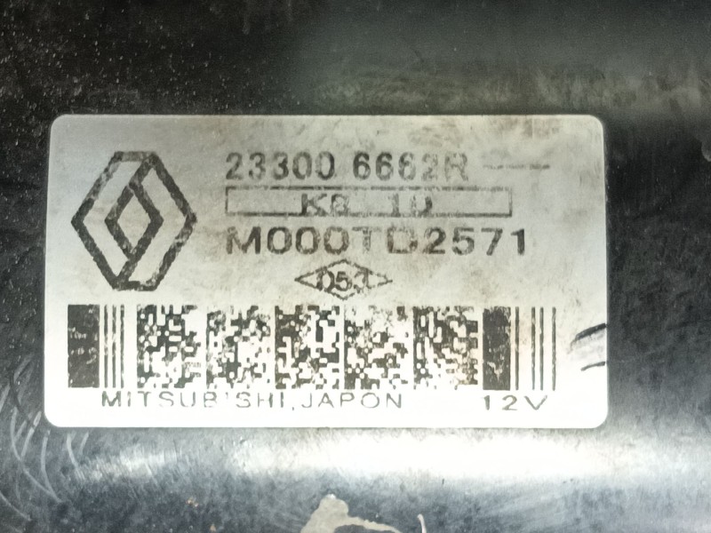 Recambio de motor arranque para nissan qashqai ii suv (j11, j11_) 1.3 dig-t referencia OEM IAM 2330000Q5J 23306662R 