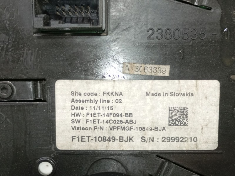 Recambio de cuadro instrumentos para ford focus iv (hn) 1.0 ecoboost referencia OEM IAM 1893702  