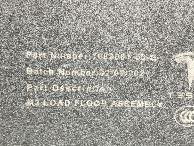Recambio de tapa maletero para tesla model 3 (5yj3) referencia OEM IAM 108300100G 108300100G 