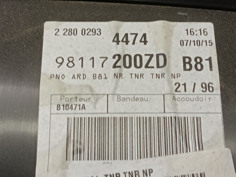 Recambio de guarnecido puerta trasera derecha para citroën ds5 1.6 bluehdi 120 referencia OEM IAM   