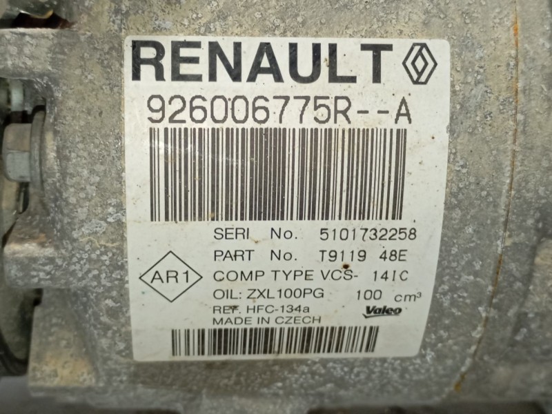 Recambio de compresor aire acondicionado para dacia sandero ii 1.2 referencia OEM IAM   