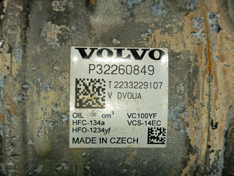 Recambio de compresor aire acondicionado para volvo xc40 (536) t3 referencia OEM IAM 36010449  