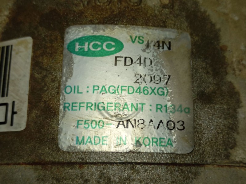 Recambio de compresor aire acondicionado para kia cee´d sw (ed) 1.6 referencia OEM IAM   