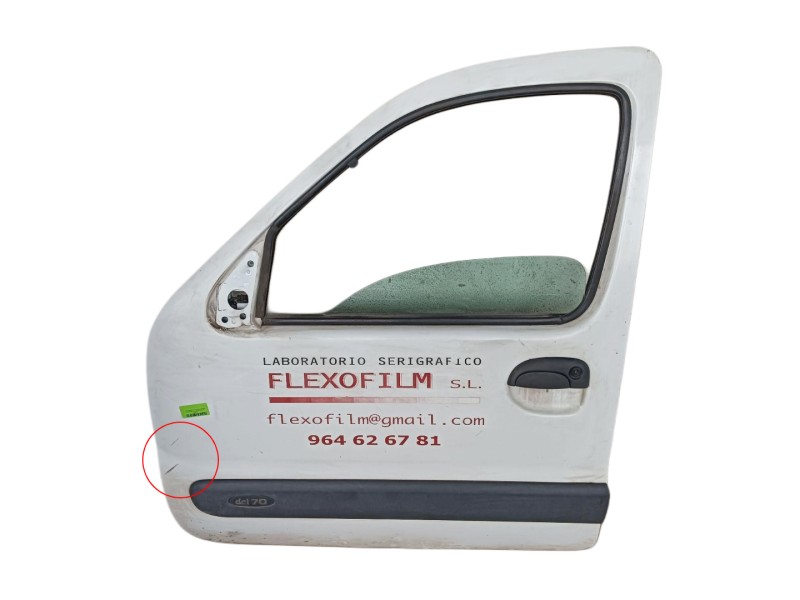 Recambio de puerta delantera izquierda para nissan kubistar furgoneta (x76) 1.5 dci 70 referencia OEM IAM 8010100QAE  