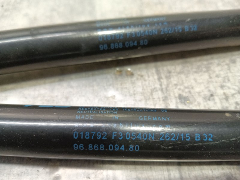 Recambio de amortiguadores maletero / porton para citroën ds5 1.6 bluehdi 120 referencia OEM IAM 9686809480  