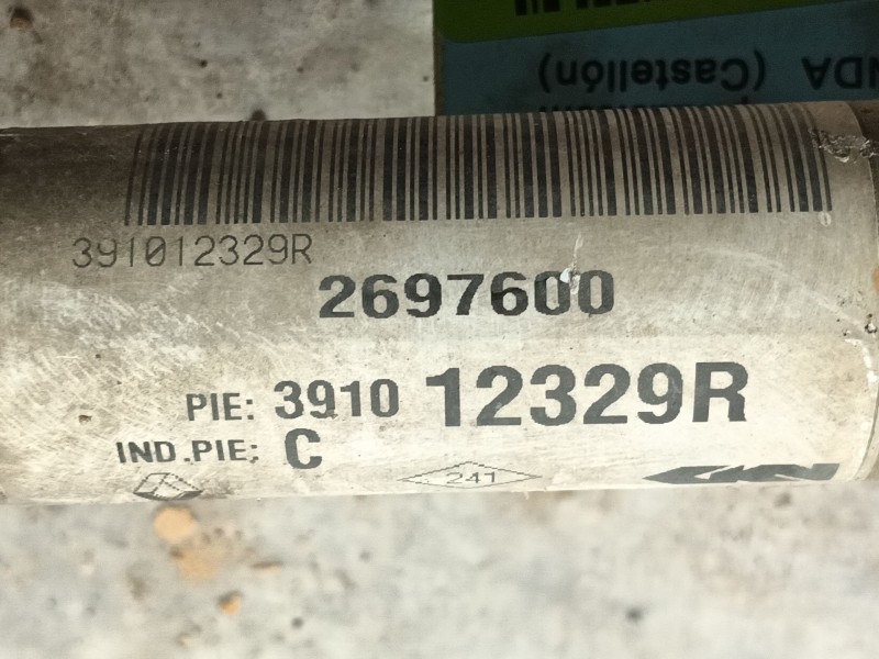 Recambio de transmision delantera izquierda para renault scénic iv (j9_) 1.5 dci 110 referencia OEM IAM 391012329R  