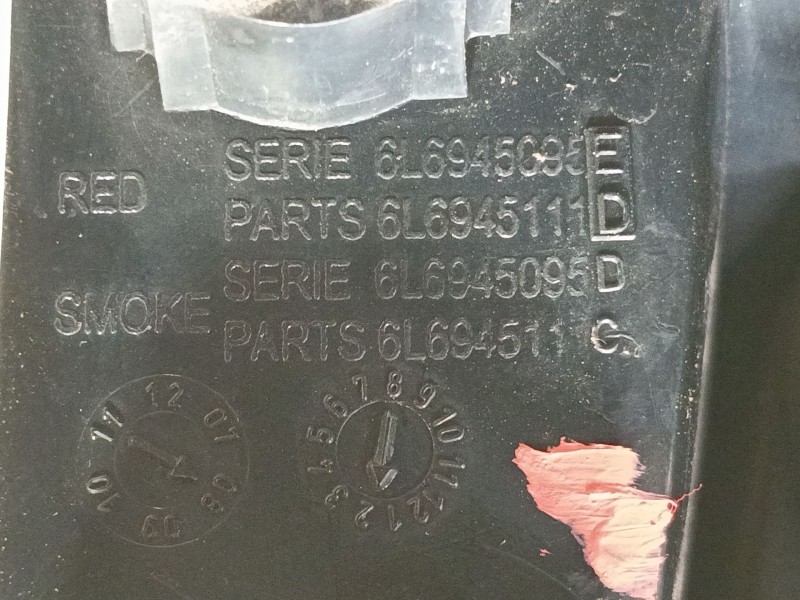 Recambio de piloto trasero derecho para seat ibiza iii (6l1) 1.9 tdi referencia OEM IAM   