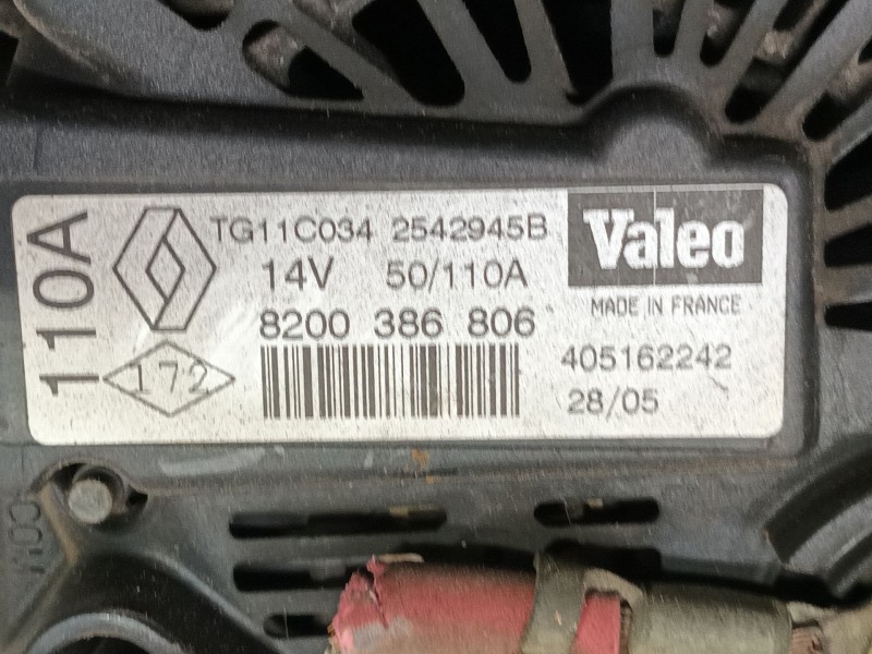 Recambio de alternador para renault megane ii sedán (lm0/1_) 1.5 dci (lm1e) referencia OEM IAM   