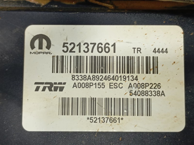 Recambio de abs para jeep renegade suv (bu, b1, bv) 1.0 t-gdi referencia OEM IAM 6000629606  