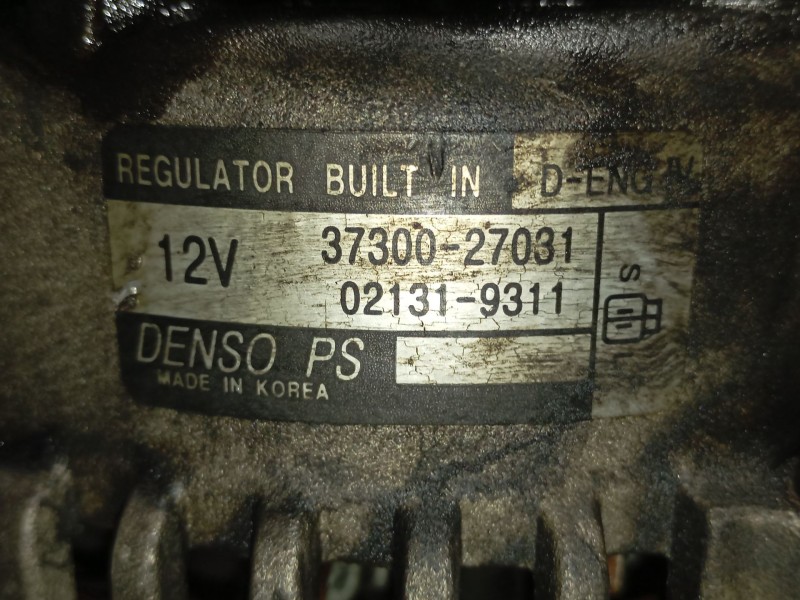 Recambio de alternador para kia sportage ii (je_, km_) 2.0 crdi referencia OEM IAM   