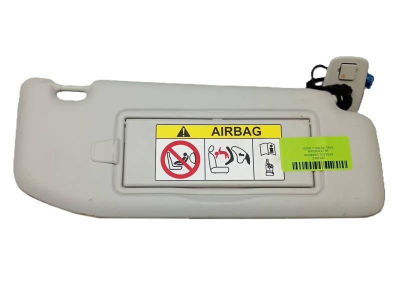 Recambio de parasol derecho para opel astra l (ov5) 1.2 (fphnsl, fphnsr) referencia OEM IAM 98173682UW  