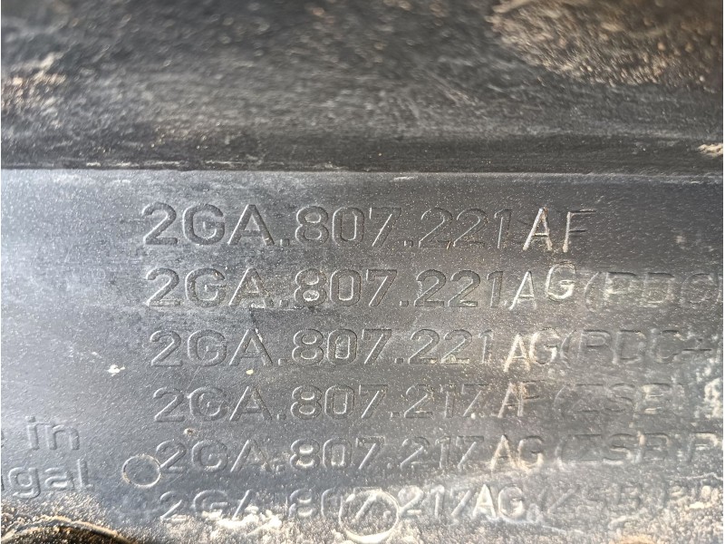 Recambio de paragolpes delantero para volkswagen t-roc (a11, d11) 1.0 tsi referencia OEM IAM   