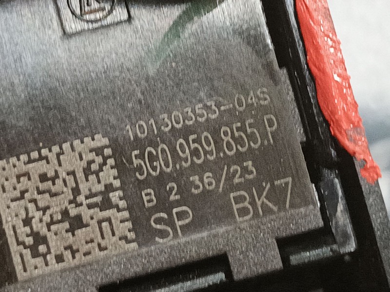 Recambio de mando elevalunas delantero derecho para seat arona (kj7, kjp) 1.0 tsi referencia OEM IAM 5G0959855PWHS 5G0959855P 