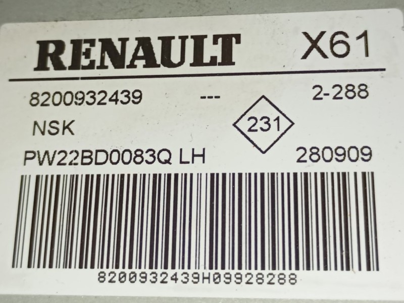 Recambio de columna direccion para renault kangoo / grand kangoo ii (kw0/1_) 1.5 dci 85 (kw0k, kw0l, kw0b) referencia OEM IAM   