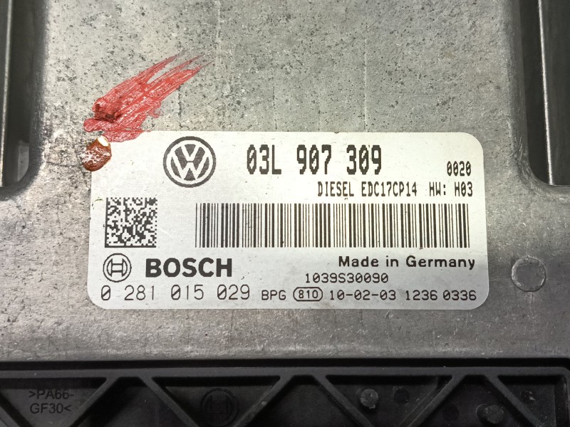 Recambio de centralita motor uce para volkswagen passat berlina (3c2) edition referencia OEM IAM 3C0920872G 03L907309 