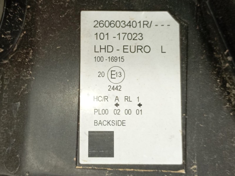 Recambio de faro izquierdo para renault kangoo / grand kangoo ii (kw0/1_) 1.5 dci 85 (kw0k, kw0l, kw0b) referencia OEM IAM   
