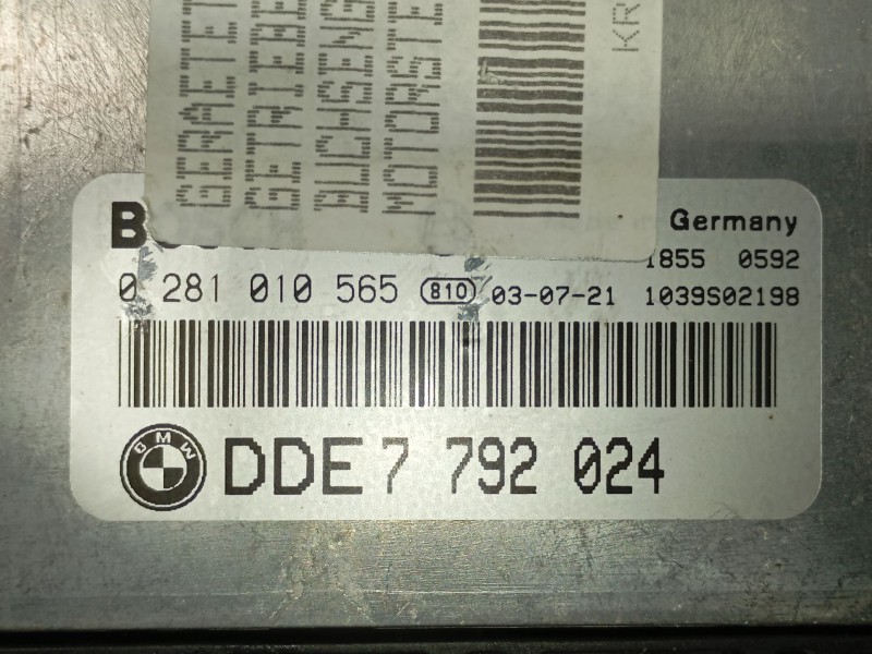 Recambio de centralita motor uce para bmw 3 compact (e46) 320 td referencia OEM IAM   