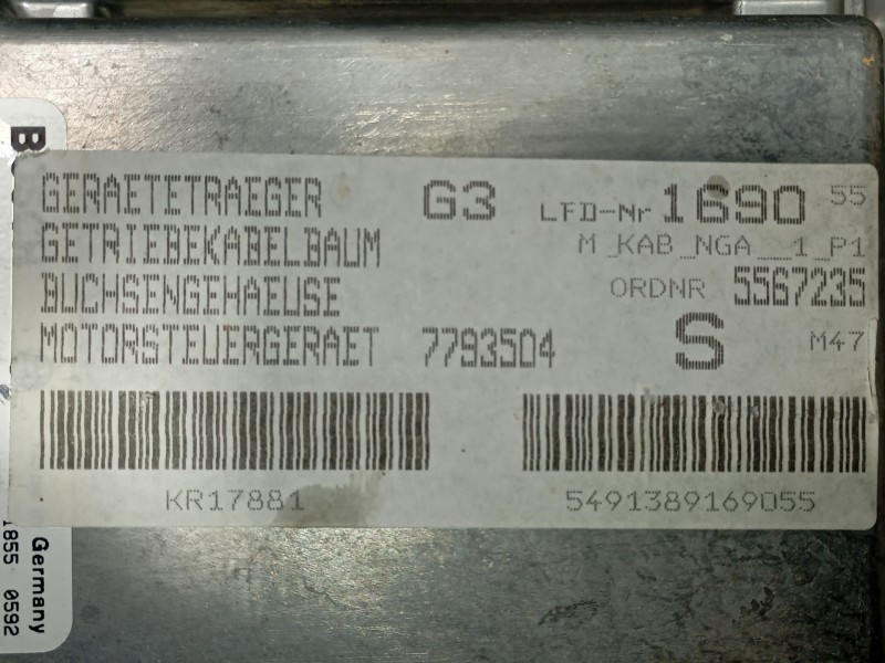 Recambio de centralita motor uce para bmw 3 compact (e46) 320 td referencia OEM IAM   