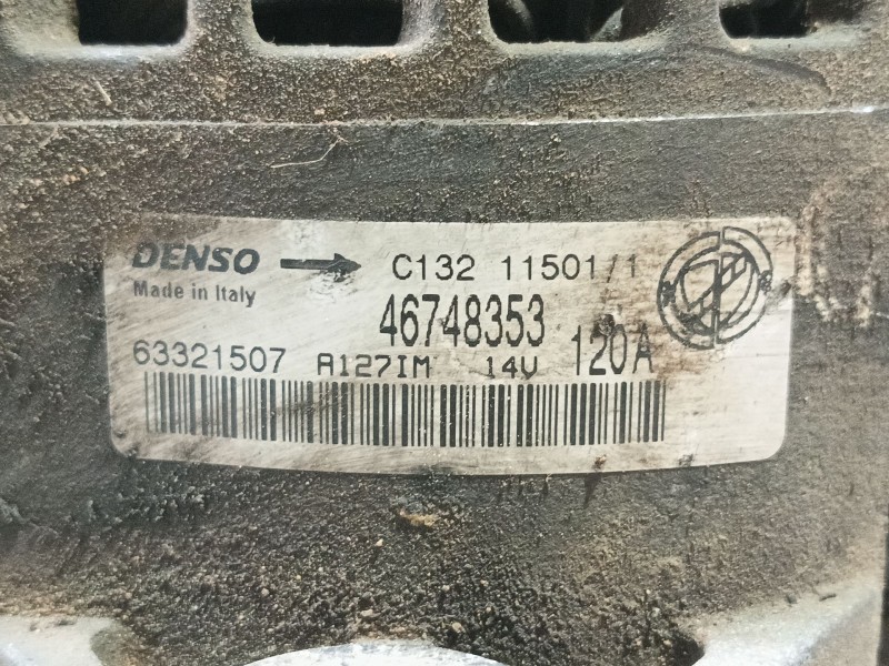 Recambio de alternador para fiat doblo furgoneta/monovolumen (223_) 1.9 jtd referencia OEM IAM   